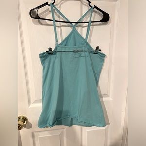 Torrid foxy halter top teal/baby blue sz 1